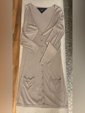 Tommy Hilfiger Silk Blend Cardigan Sweater, Medium